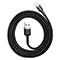 کابل USB به لایتینگ باسئوس مدل CALKLF-AG1 طول 0.5 متر